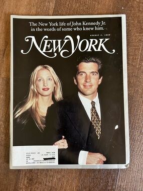 New York Magazine August 2, 1999 John Kennedy and Carolyn Bessette